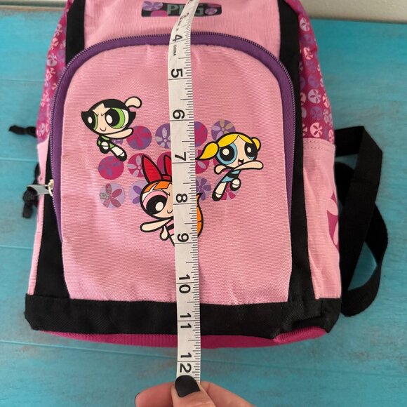 Vintage 2001 Y2K Powerpuff Girls Pink Mini Backpack Cartoon Network - Picture 8 of 11